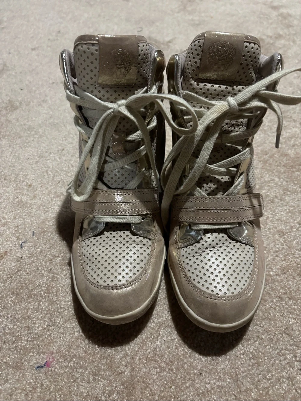 Vince Camuto- Gold Sneakers